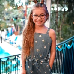 Picnic Chambray Romper 2-8y