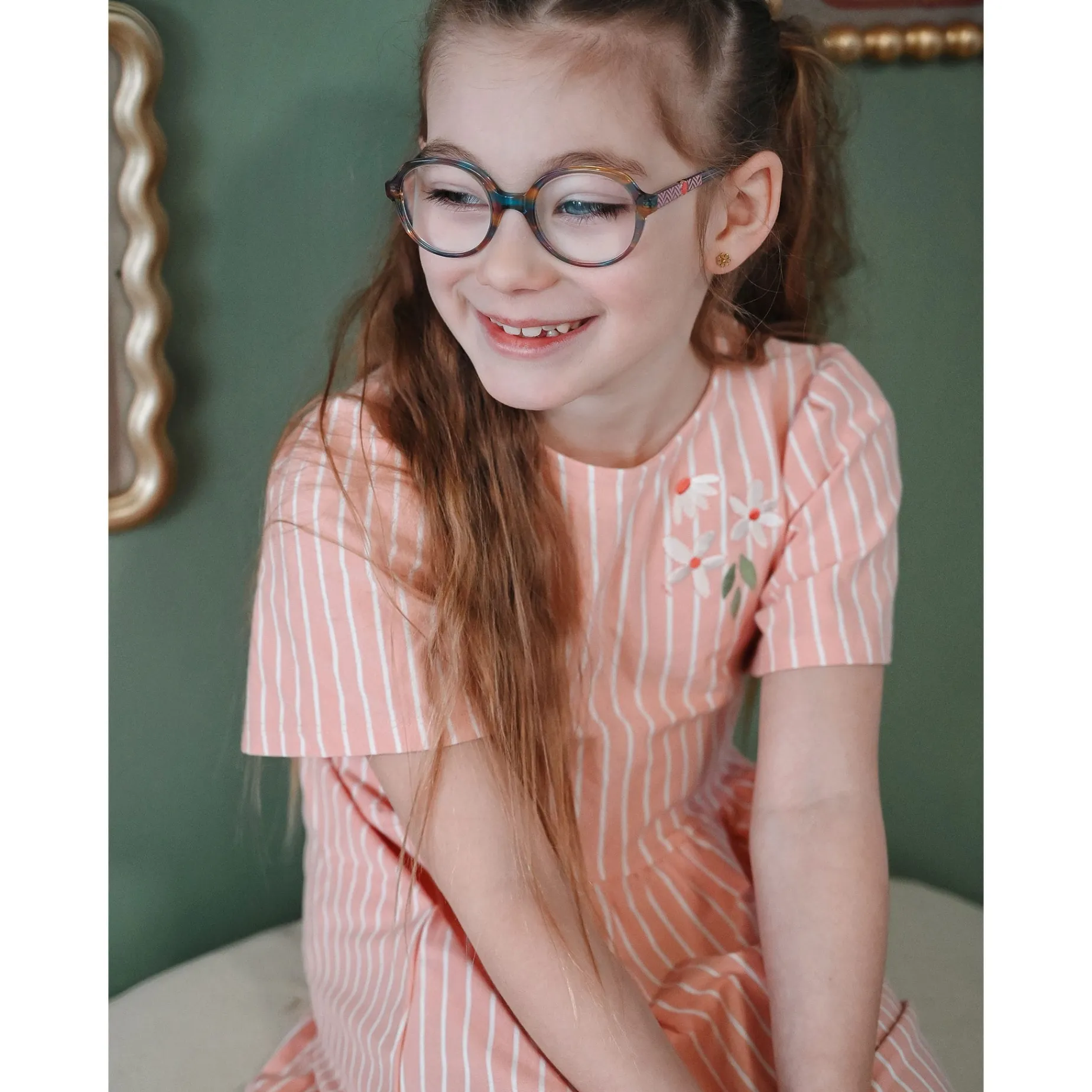 Picnic Striped Dress 2-8y