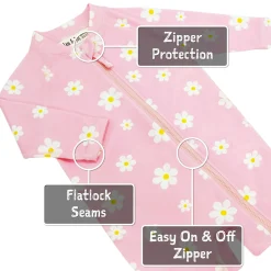 Pink Daisy UV Swimsuit 2-4y