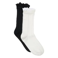 2pk Frill Socks 4-11