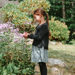 Plaid Combo Romance Dress 7-14y