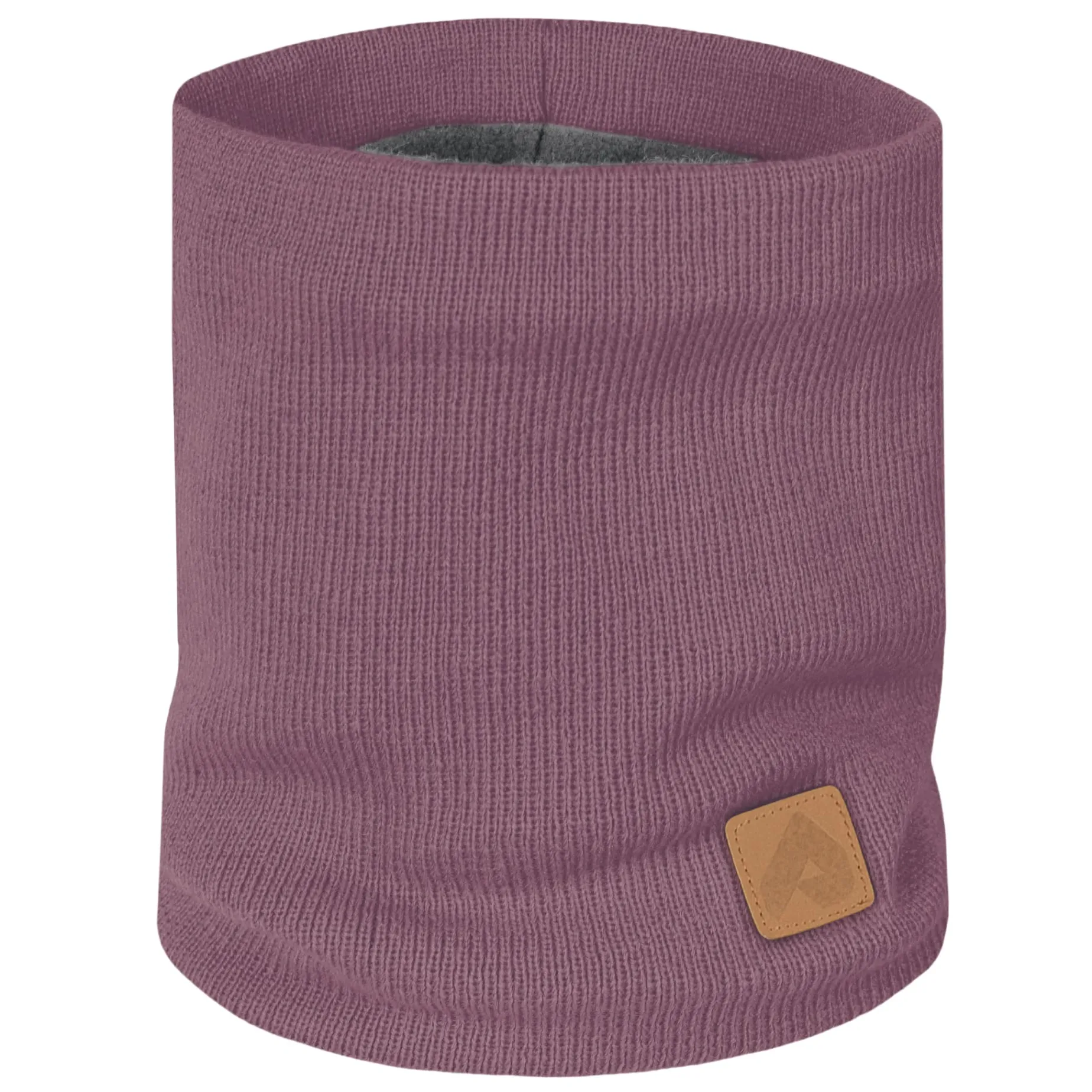 Plum Knitted Neck Warmer 2-6 years
