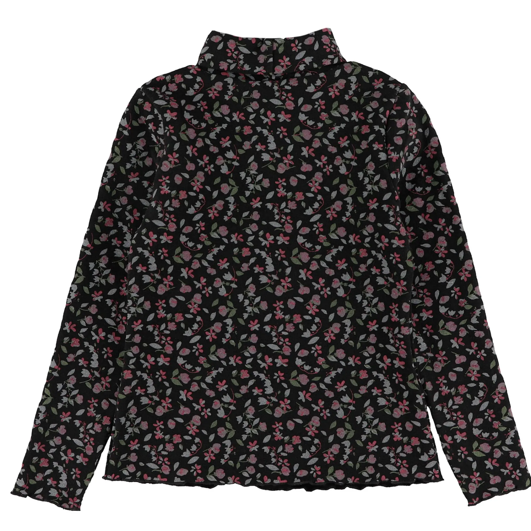 Romance Flowers Turtle Neck714