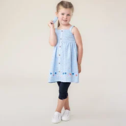 Sea Vichy Dress 2-12