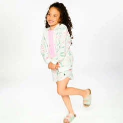 Straw Hat Flowers Short 7-10