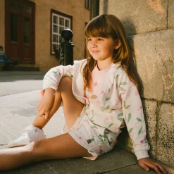 Straw Hat Flowers Short 7-10