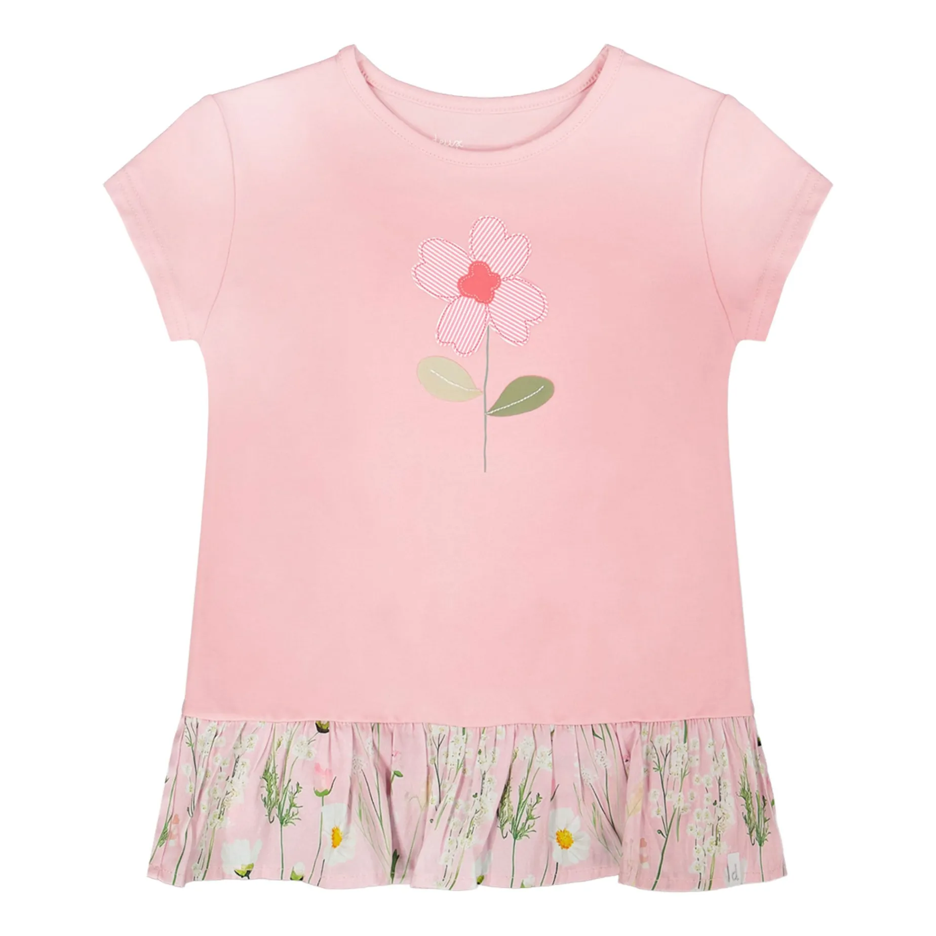 Straw Hat Flowers Tunic 3-6