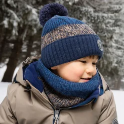 Striped Knit Hat 2-14