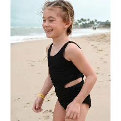 Textured Daisies Swimsuit 2-14y