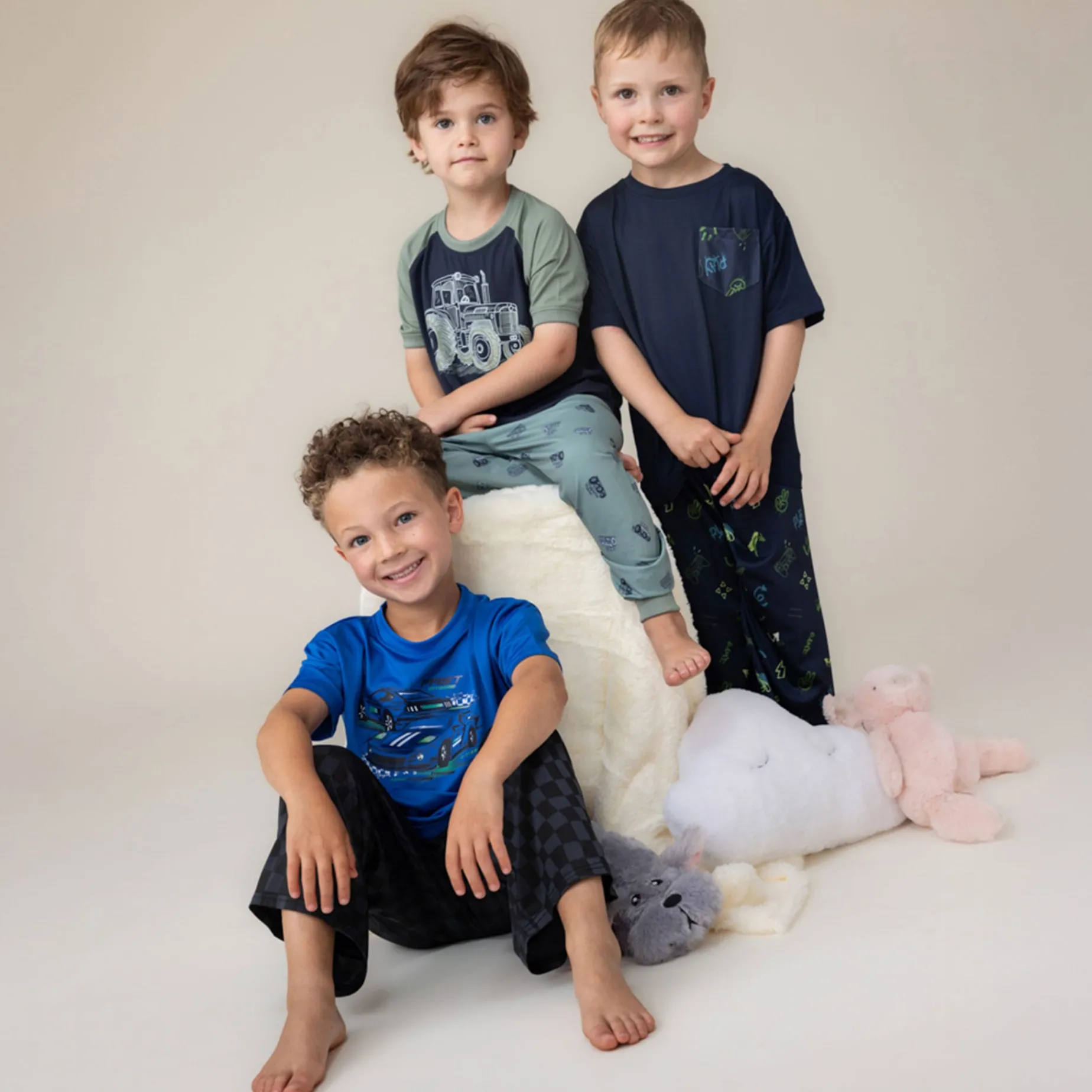 Tractors 3pc Pajamas 2-12