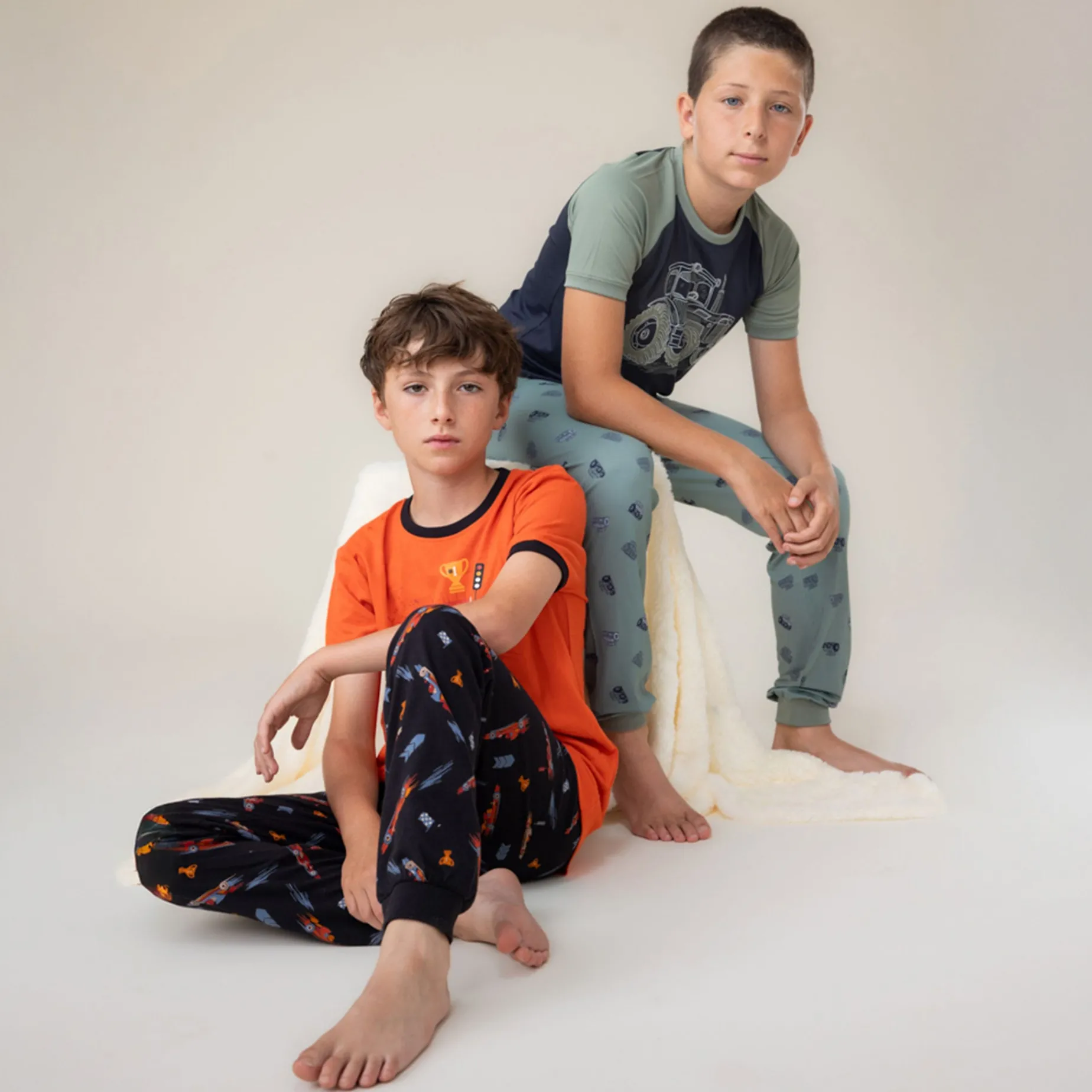 Tractors 3pc Pajamas 2-12