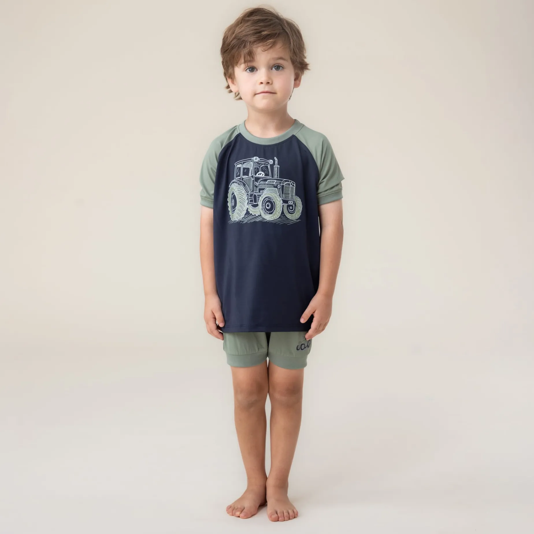 Tractors 3pc Pajamas 2-12