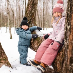 Two-Piece Snowsuit Flowers 2-6 years