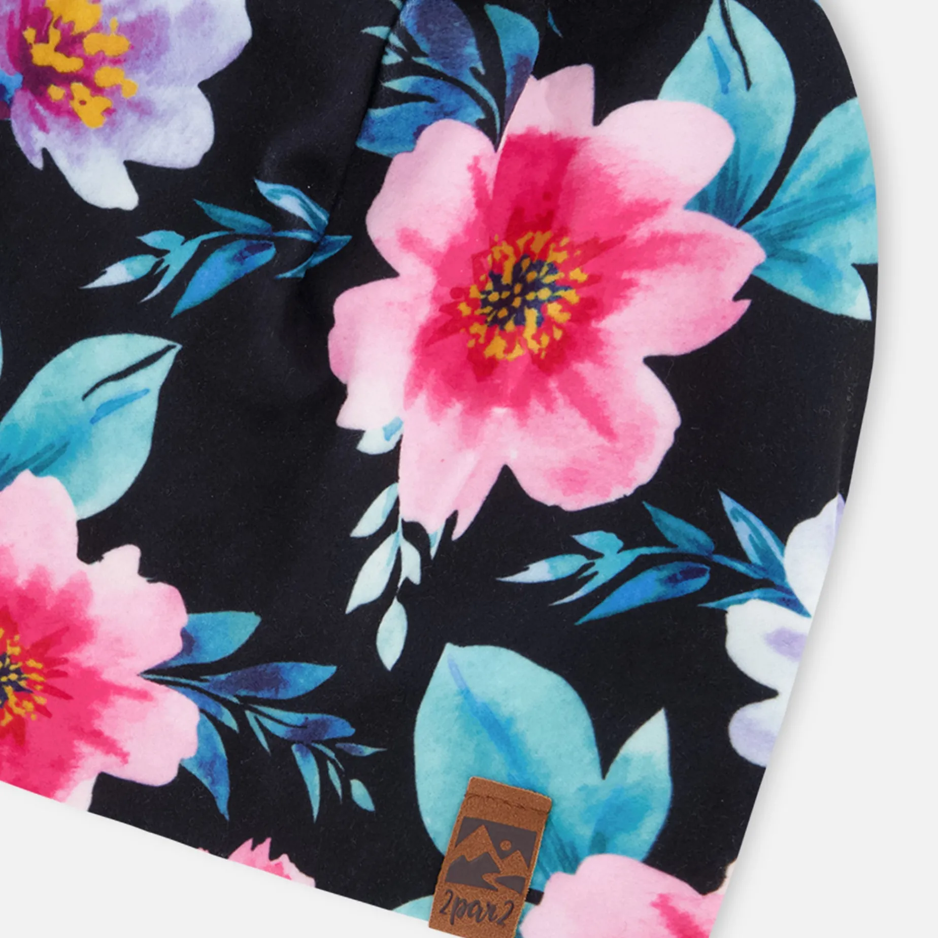 Watercolor Flowers Hat 2-14