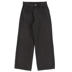Wide Leg Black Denim 10-16y