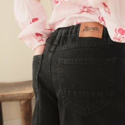 Wide Leg Black Denim 10-16y